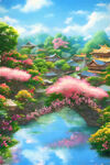 风景插画