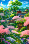 风景插画