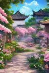 风景插画