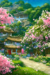 风景插画