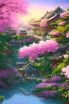 风景插画