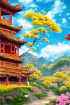 风景插画