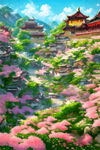 风景插画