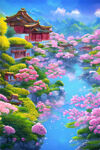 风景插画