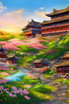 风景插画
