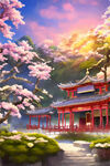 风景插画