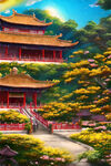 风景插画