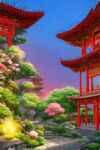 风景插画