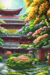 风景插画