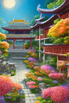 风景插画
