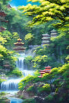 风景插画