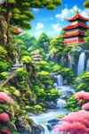 风景插画