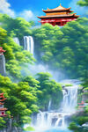 风景插画