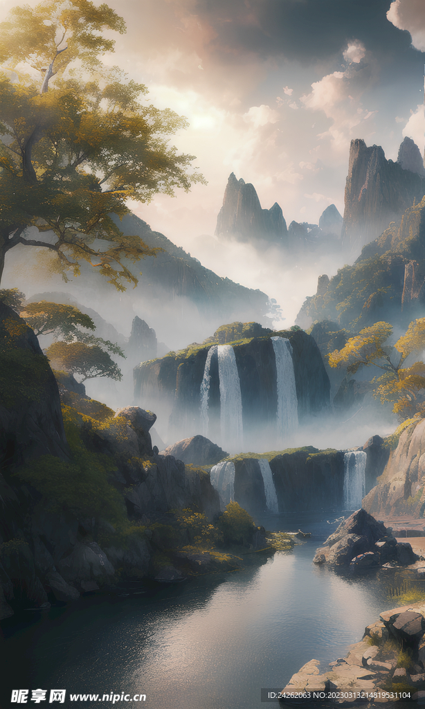 山水风景画