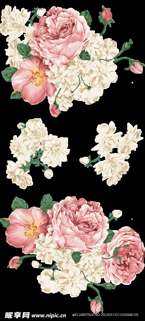 花素材#植物素材设计图__其他_广告设计_设计图库_昵图网