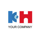 KH国际科技logo设计