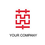 华字样长城logo设计