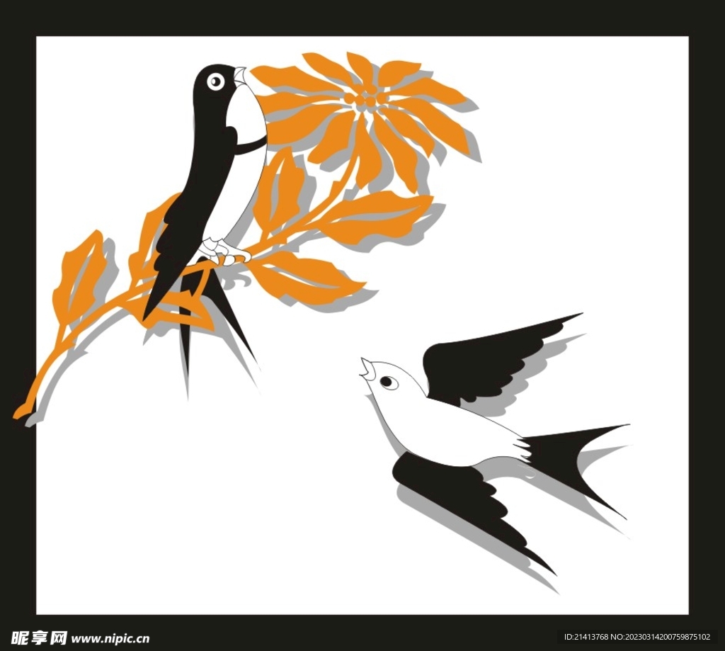 Swallow, Swallow Sketch, Spring, Material PNG Picture And Clipart Image For Free Download ...