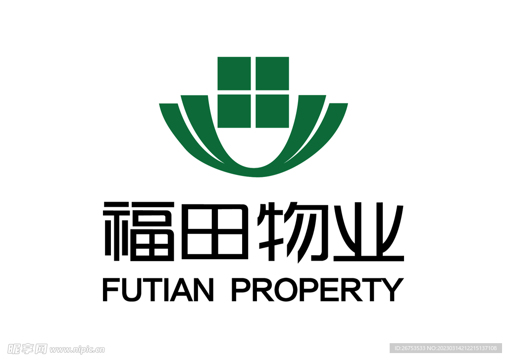 福田物业 LOGO 标志