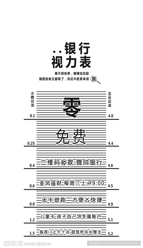 视力表