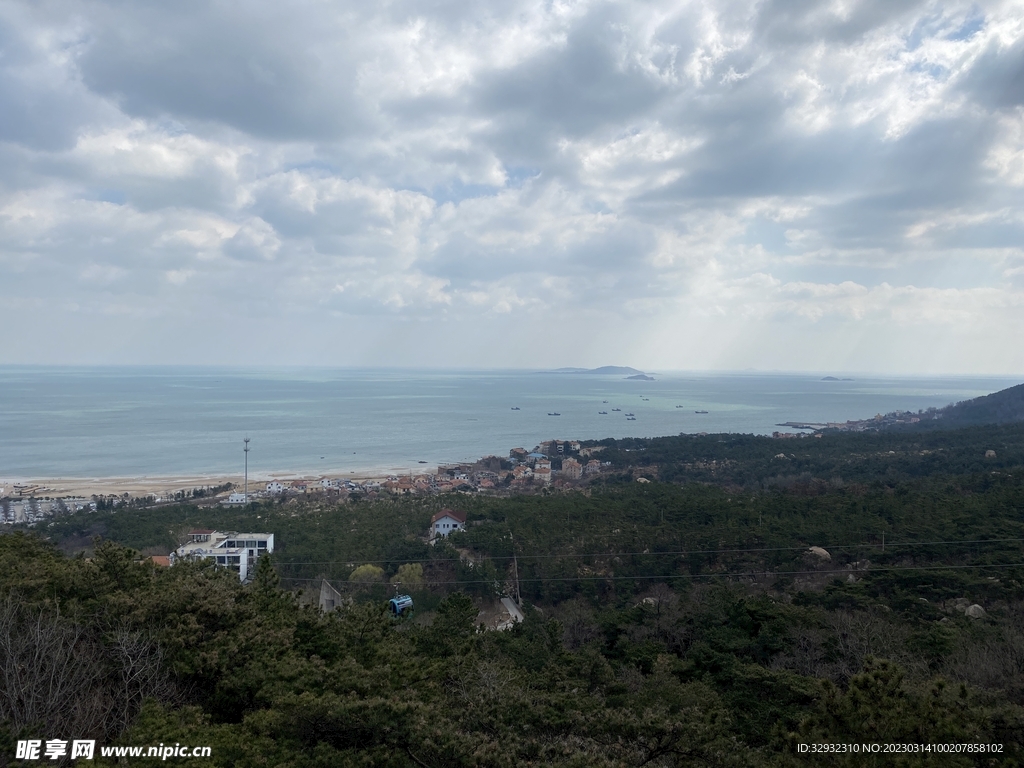 青岛崂山仰口景区图片