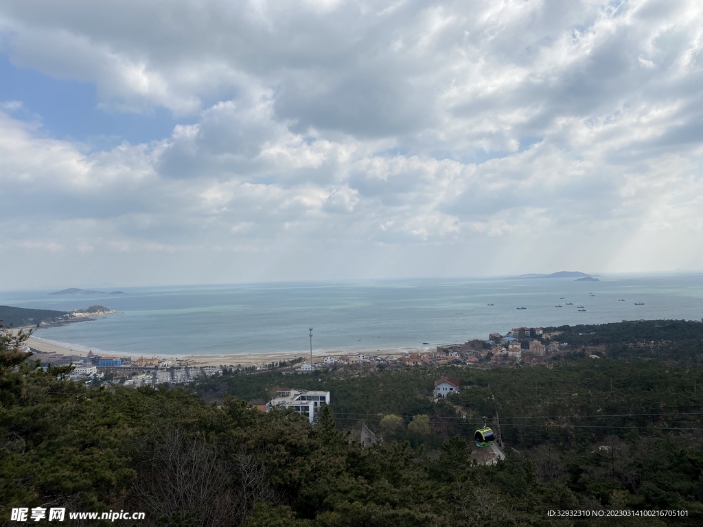 青岛崂山仰口景区图片