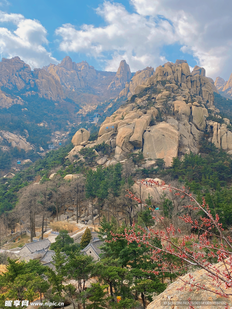 青岛崂山仰口景区图片