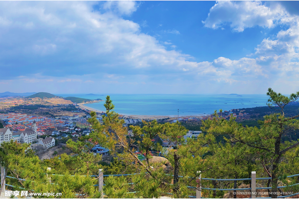 青岛崂山仰口景区图片