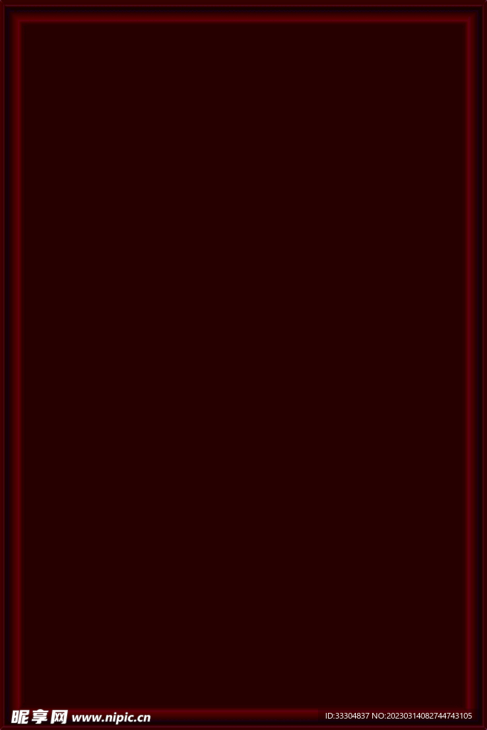 竖版红色荣誉证书画框