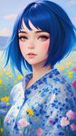 厚涂美女插画