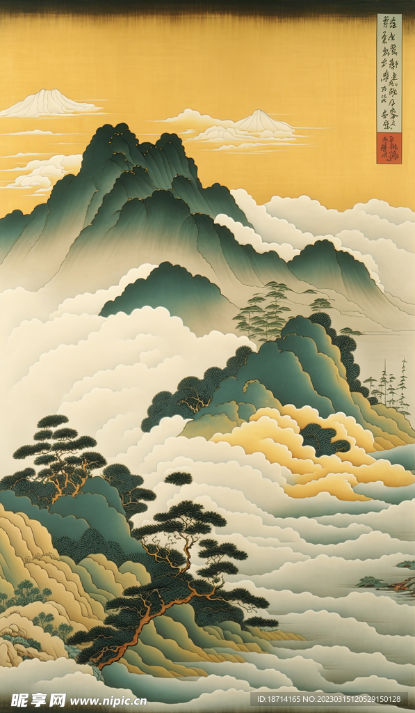 国画山水画