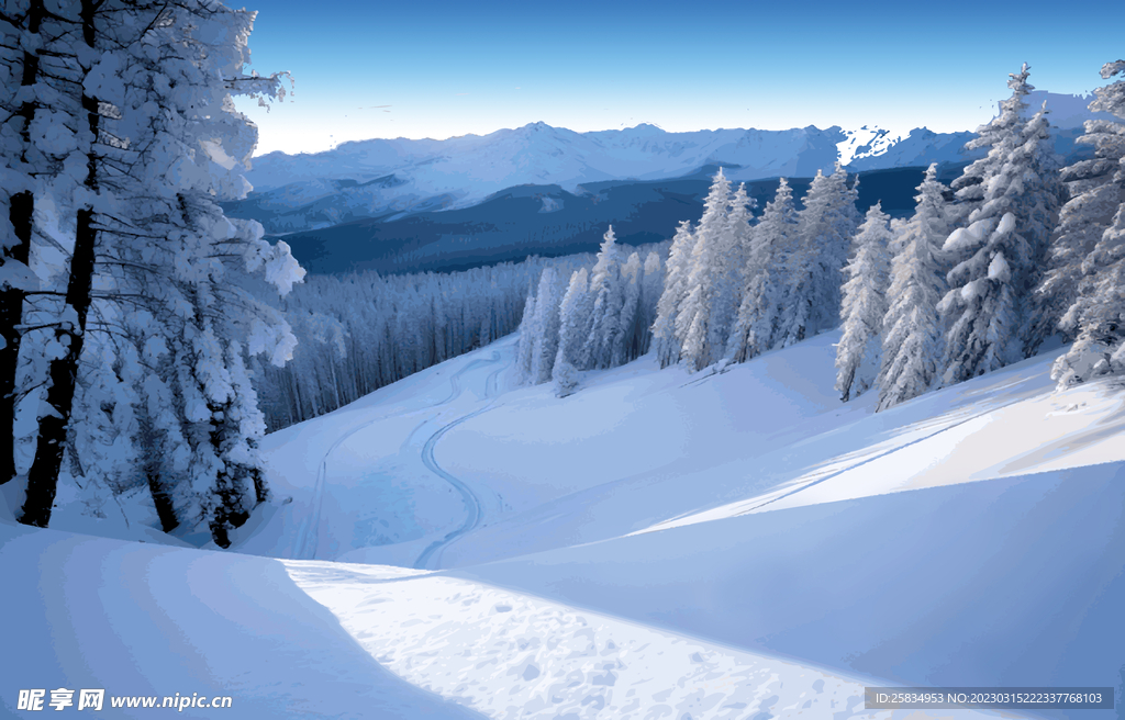 大雪封山