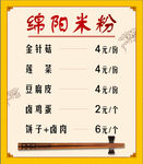 菜品展板