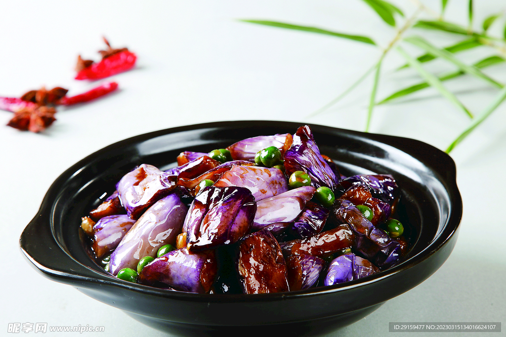 蚝油青豆烧茄子