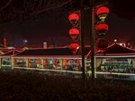餐馆夜景