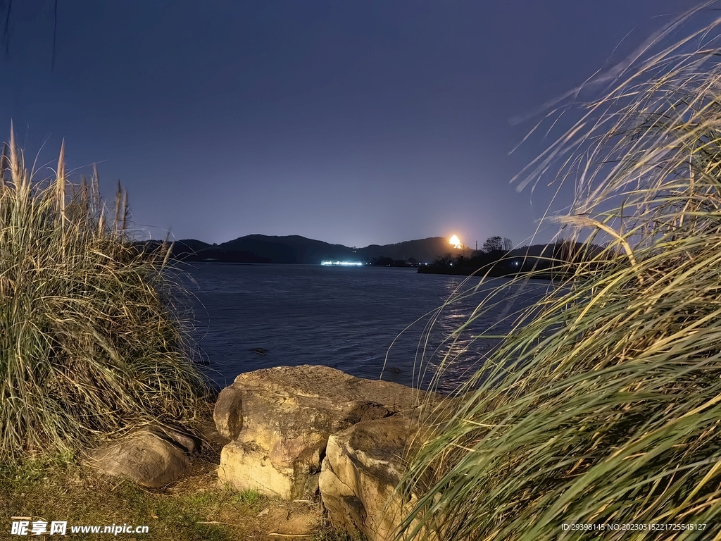 公园夜景