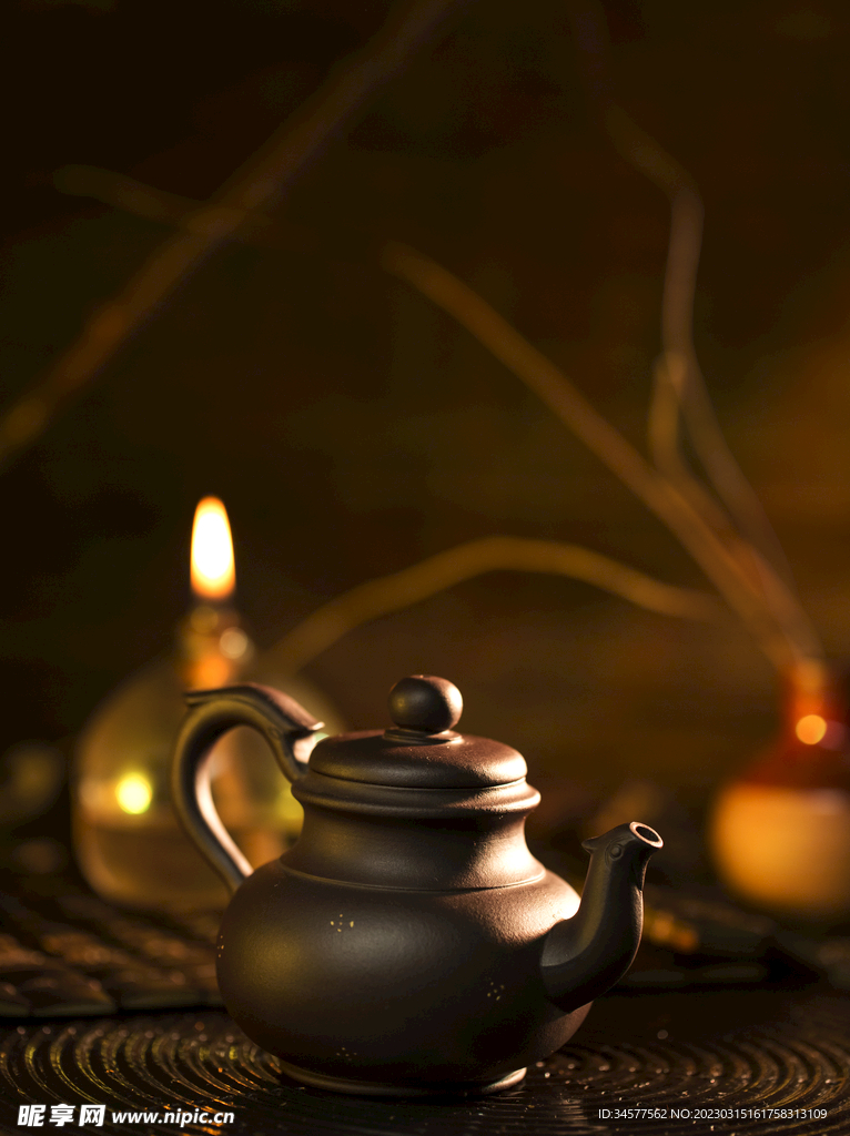 茶壶和灯