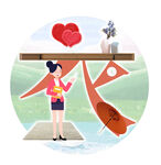 衣食住行书法字艺术字logo