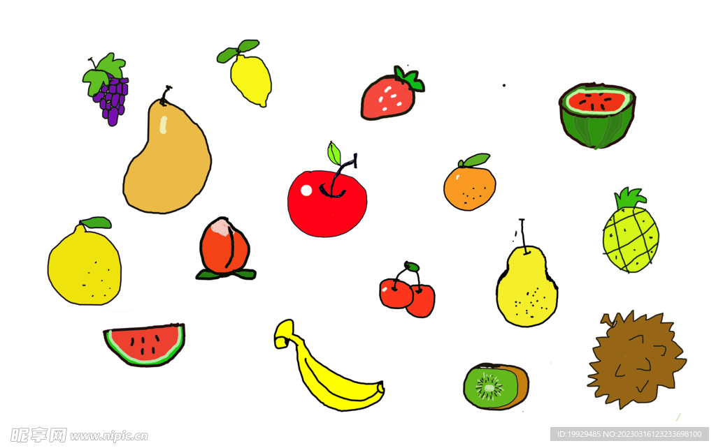 水果简笔画