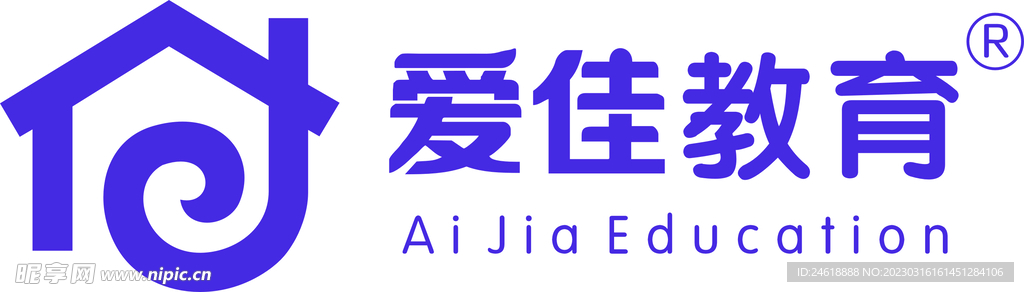 爱佳教育 logo