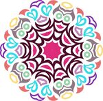 春季春天复古印花图案图形背景