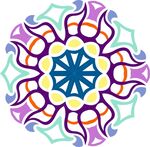 春季春天复古印花图案图形背景