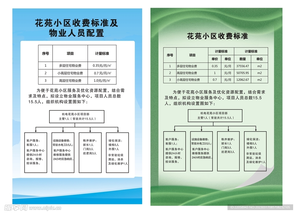 物业收费标准