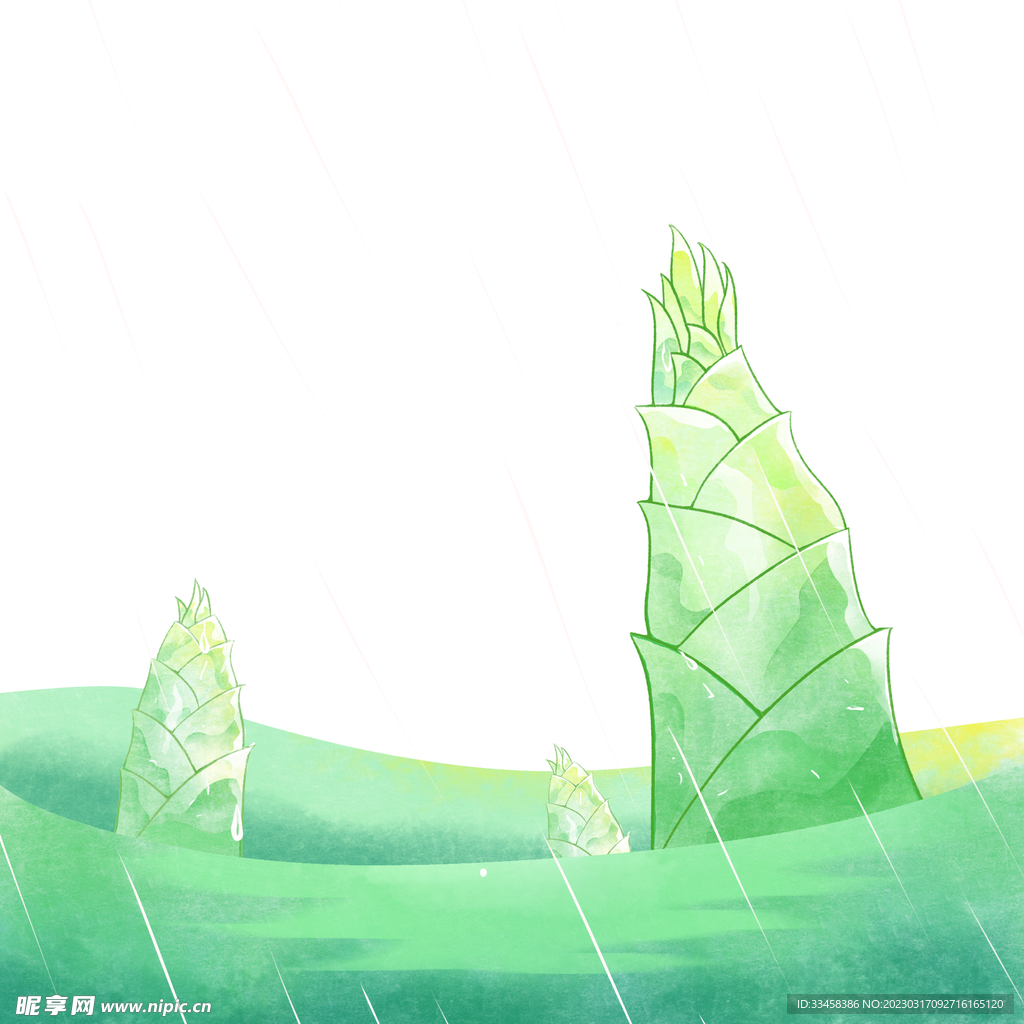 春笋设计图__卡通设计_广告设计_设计图库_昵图网