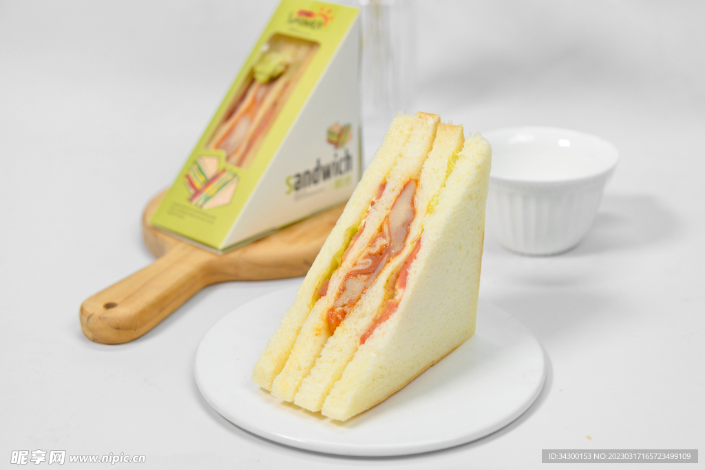 鸡扒三明治