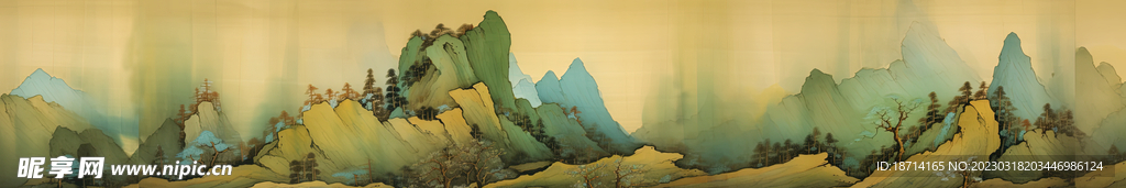 国画山水画