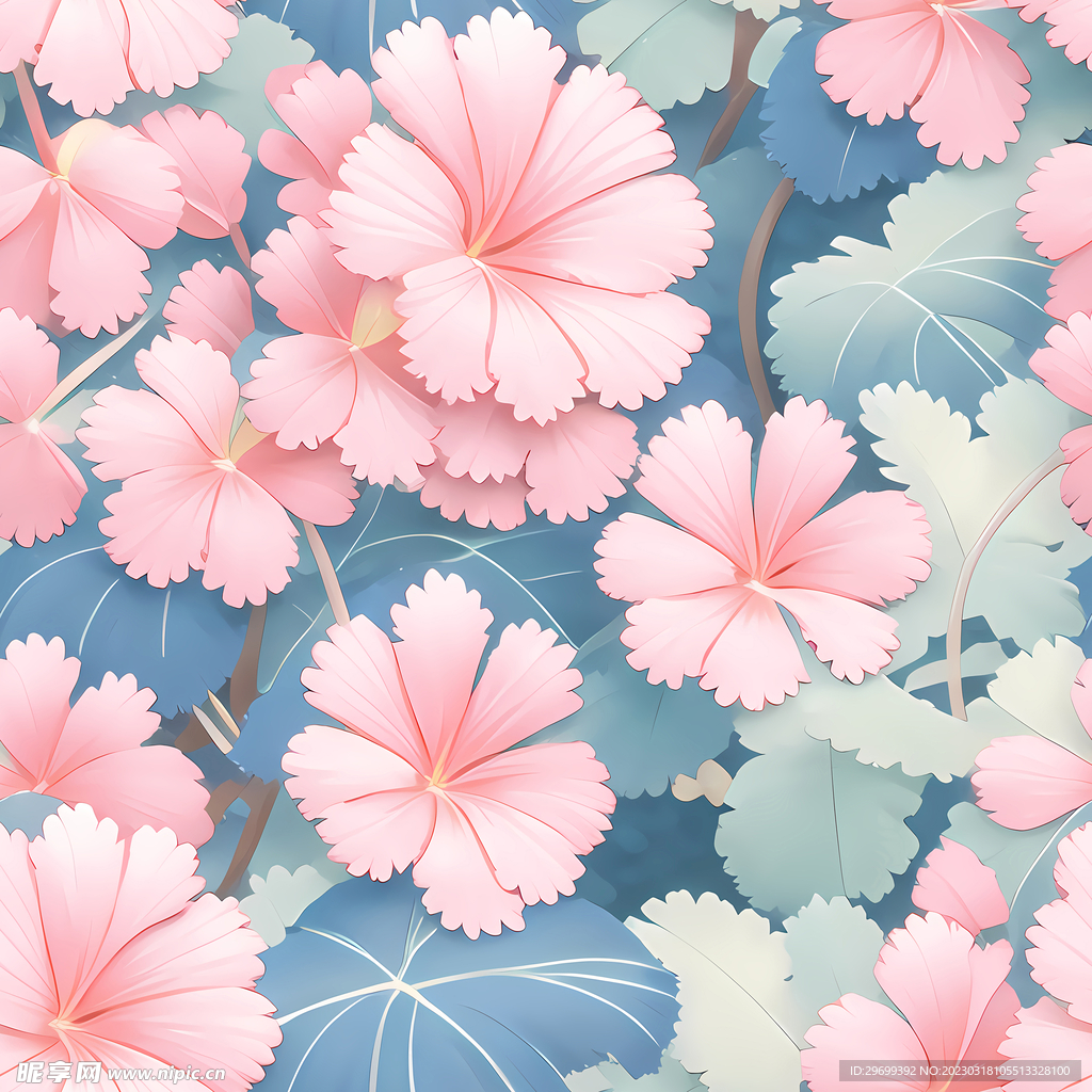 水彩花卉