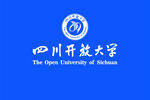 四川开放大学矢量logo