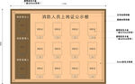 上岗证公示板矢量文件