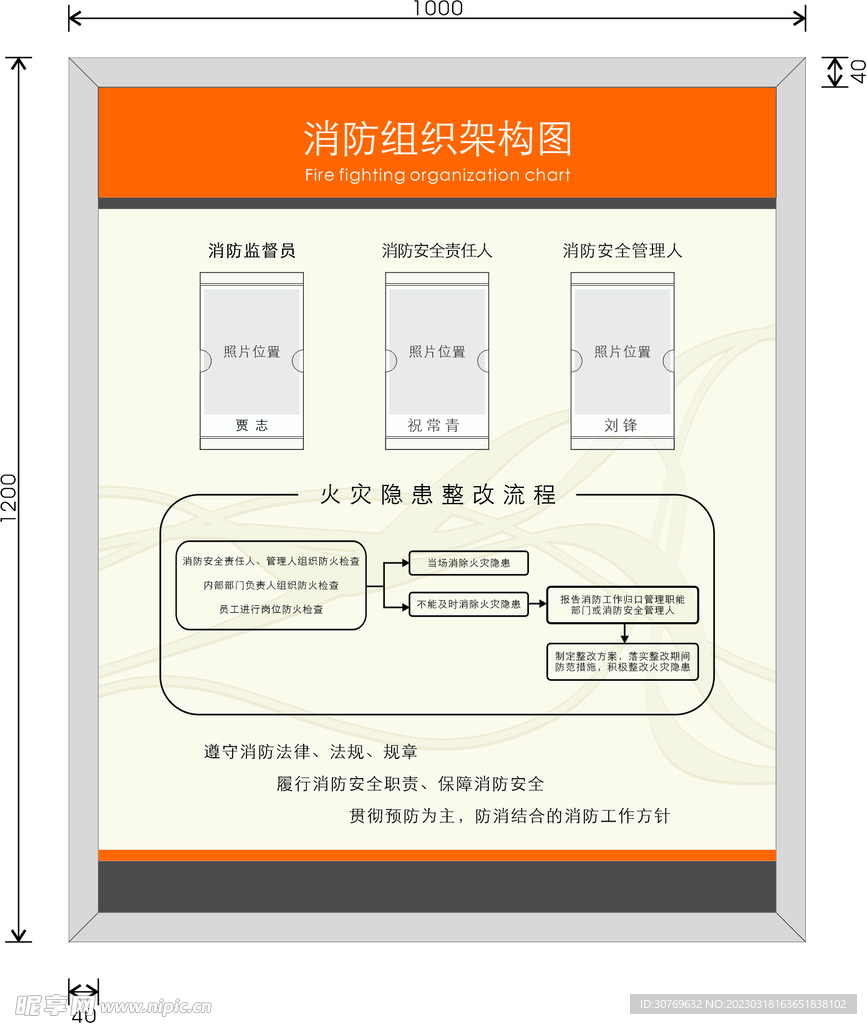 消防组织架构图矢量标识源文件